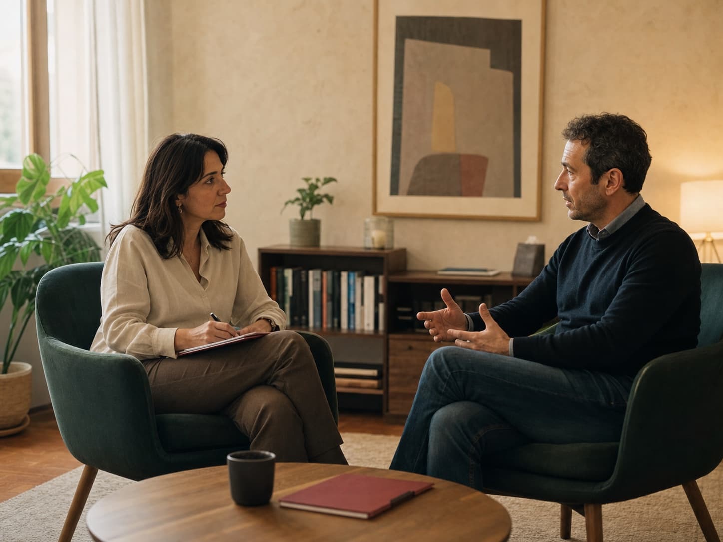 Professionisti al lavoro nel settore Coach e psicologi