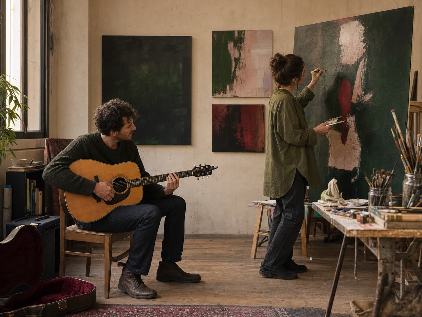 Professionisti al lavoro nel settore Musica, artisti e gallerie