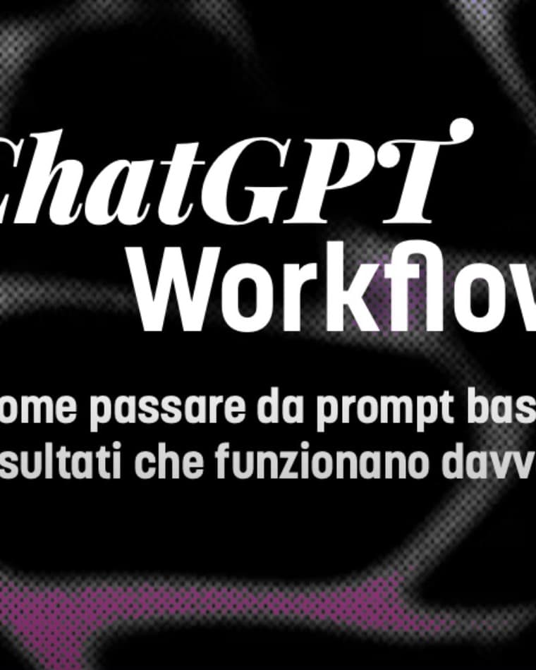 Anteprima della landing ChatGPT Workflow