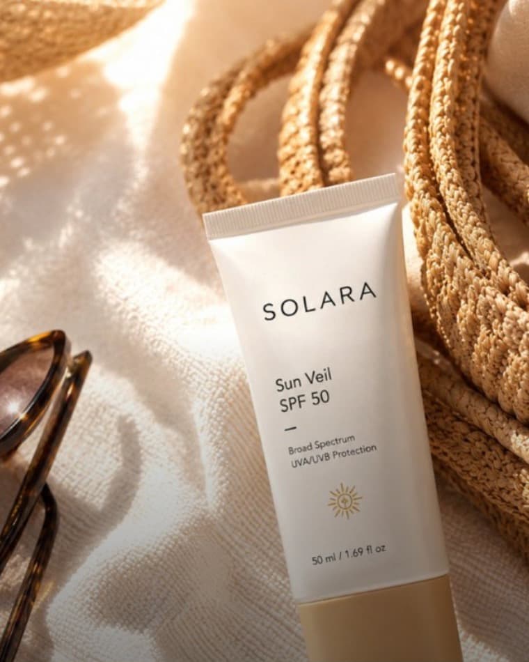 Anteprima della landing Campagna skincare con AI